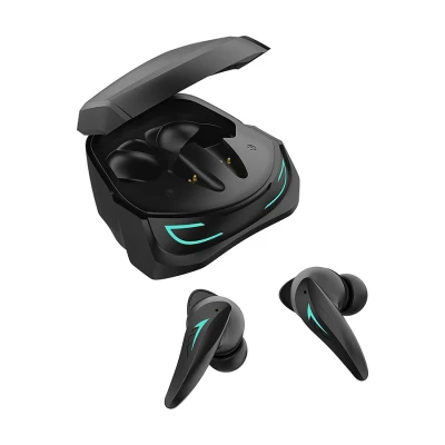 Slušalice gaming RAMPAGE bluetooth Clutch T01 black, ENC+ANC TWS