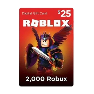 Roblox 25$ - 2000 Robux (USA)