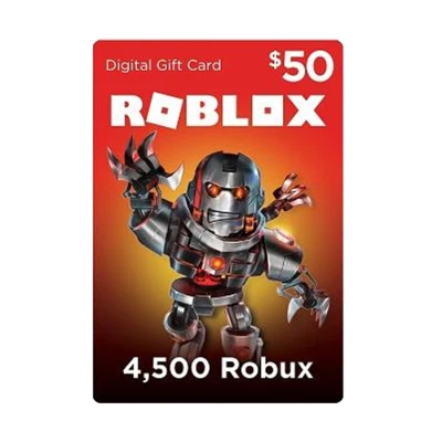 Roblox 50$ - 4500 Robux (USA)