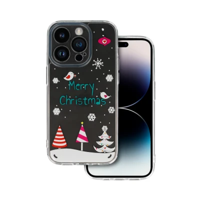 ZAŠTITNA MASKA CHRISTMAS CASE ZA IPHONE 14 PRO DESIGN 4 CLEAR