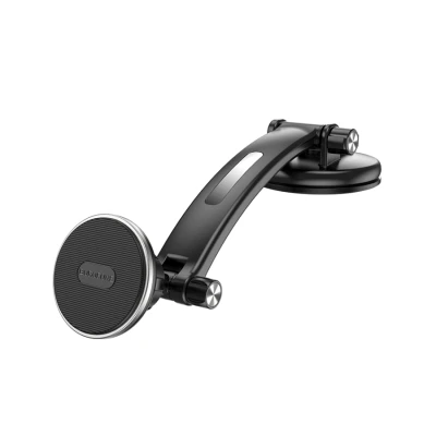 Univerzalni magnetni auto držač nosač za mobitel BOROFONE BH65 Graceful dual-axis center console magnetic car black silver