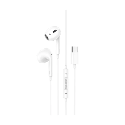 Slušalice sa mikrofonom Type-C BOROFONE BM30 Max Acoustic wire control white