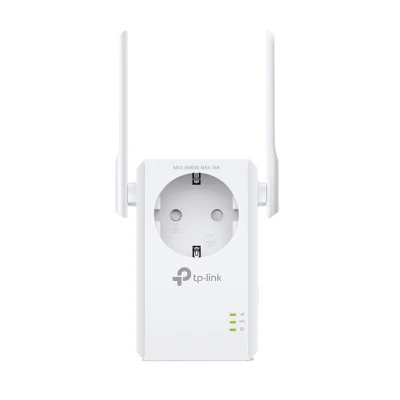 TP-Link TL-WA860RE, 300Mbps Wireless N Wall Plugged Range Extender with AC Passthrough, QCA(Atheros), 2T2R, 2.4GHz, 802.11n/g/b, Ranger Extender butto