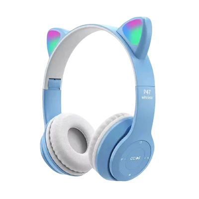 Slušalice za djecu bluetooth cat P47M blue