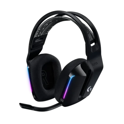 Slušalice sa mikrofonom, Logitech G733 LIGHTSPEED Wireless Gaming Headset, black, 981-000864