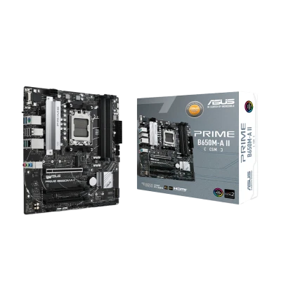ASUS MB PRIME B650M-A II-CSM AMD B650, AM5, 4xDDR5 1x VGA,1x HDMI, 1x DP, RAID, microATX
