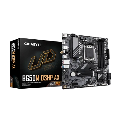 Gigabyte MB B650M D3HP AX AM5, 4xDDR5, 2xM.2, 4xSATA, 10x USB, HDMI, 2x DP, microATX