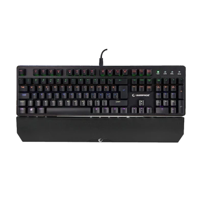 Tastatura gaming RAMPAGE KB-R91 Black USB Rainbow Backlight Water Proof BiH Layout Optical Switch