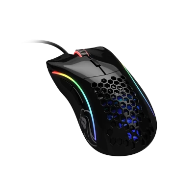 Miš Glorius gaming Race D RGB GD-GBLACK, glossy black