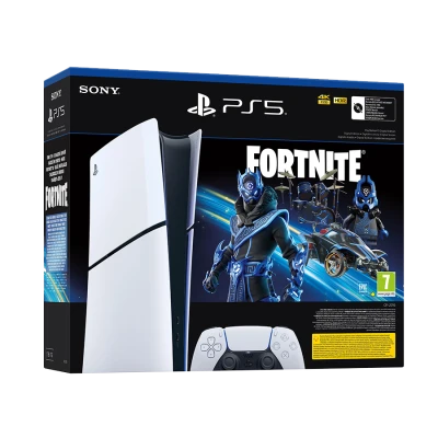 PlayStation 5 Slim Digital Edition D chassis + Fortnite VCH (voucher) + dodatni PS5 Dualsense Wireless Controller 1000045170DS5