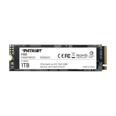 PATRIOT SSD M.2 NVMe P300 2280 PCIe 1TB Low-Power Consumption SSD P300P1TBM28