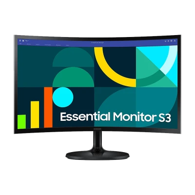 MONITOR SAMSUNG  24" ZAKRIVLJENI  VA 1920x1080, 3000:1, 100Hz 4ms, 250cd, VGA, HDMI, VESA, crna LS24D360GAUXEN