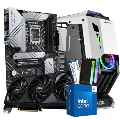 GNC GAMER ULTRA, Z690, i7-14700, RTX 5070 Ti 16GB, 32GB, SSD 1TB, PSU 1000W