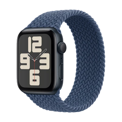 Apple Watch SE 2024 44mm ALUMINUM CASE WITH DENIM SPORT BAND MXER3