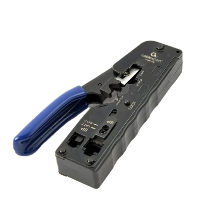 Kliješta GEMBIRD, CAT.7 LAN pass-through plug crimping tool, 8P8C, 6P6C, blue T-WC-06