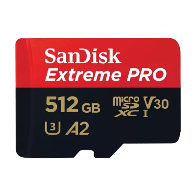 Micro SD SanDisk Extreme Pro 512GB 200MB/s A2  + SD adapter SDSQXCD-512G-GN6MA