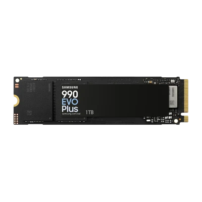 Samsung SSD 990 EVO PLUS 1TB NVMe MZ-V9S1T0BW Up to 7,150 / 6,300 MB/s sequential read/write speed