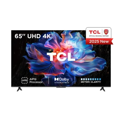 TCL 65"V6C 4K TV Google OS HDR10 HVA Panel Motion Clarity Dolby Audio; AiPQ Processor; 65V6C