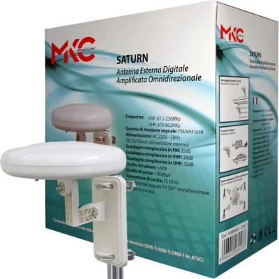 MKC Antena omnidirectional, vanjska, FM/UHF/VHF, 25dB - SATURN
