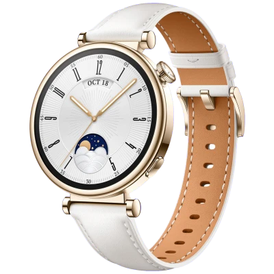 Huawei Pametni sat, 1.32" AMOLED, 5ATM vodootporan, BT, 323mAh - GT 4 41mm White EU