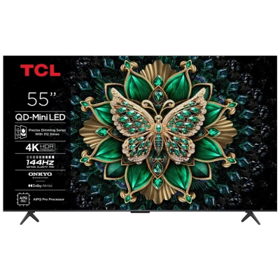TCL Televizor Smart C6K Premium QD-MiniLED 4K 55", Google TV - 55C6K