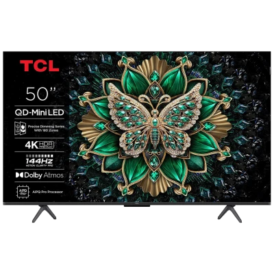 TCL Televizor Smart C6K Premium QD-MiniLED 4K 50", Google TV - 50C6K