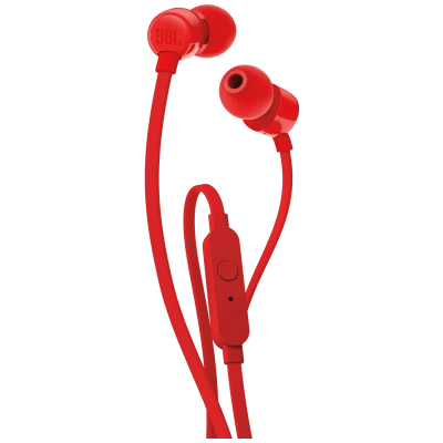 JBL Slušalice sa mikrofonom, 3.5 mm jack, crvena - T110 Red