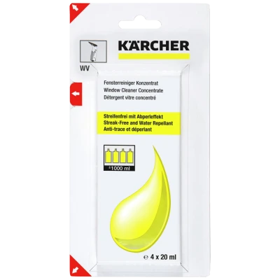 Karcher Sredstvo za čišćenje stakla, koncentrat, 4 x 20 ml - RM 503