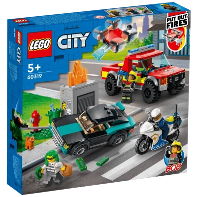 Lego Vatrogasna akcija i policijska potjera, LEGO City - Vatrog. akcija i policijska potjera
