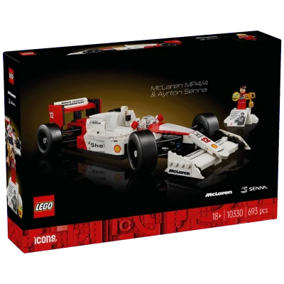 Lego McLaren MP4/4 i Ayrton Senna, LEGO Icons - McLaren F1 MP4/4 i A.Senna