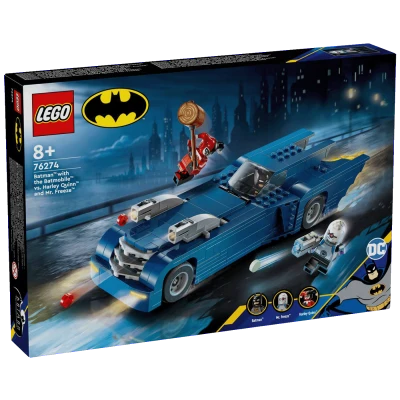 Lego Batman sa Batmobile-om protiv Harley Quinn i Mr. Freeze-a - Batman vs Quinn&i Mr.Freeze-a