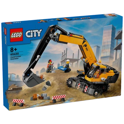 Lego Žuti građevinski bager, LEGO City