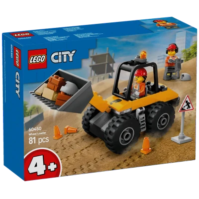 Lego Žuti građevinski utovarivač s kotačima, LEGO City