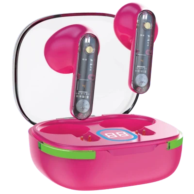 MeanIT Slušalica bežična, Bluetooth v5.3, crvena - TWS B80