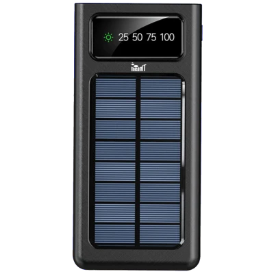 MeanIT Punjač prijenosni za mobitele + svjetiljka,solarni, 10000mAh - P1