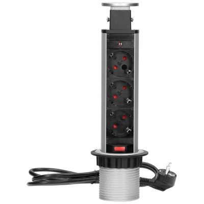 Orno Produžni kabel sa 3 x Schuko utičnice, ugradbena - OR-AE-1347(GS)