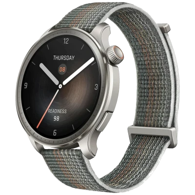 Amazfit Pametni sat, 1.5" AMOLED, vodootporan 5ATM, BT, WiFi, GPS - Balance Nylon - Sunset Grey