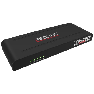 REDLINE HDMI razdjelnik, 1 ulaz - 4 izlaza - HS-4000