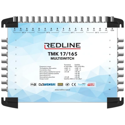 REDLINE Multišalter 4 satelita na 16 utičnica - TMK 17/16S