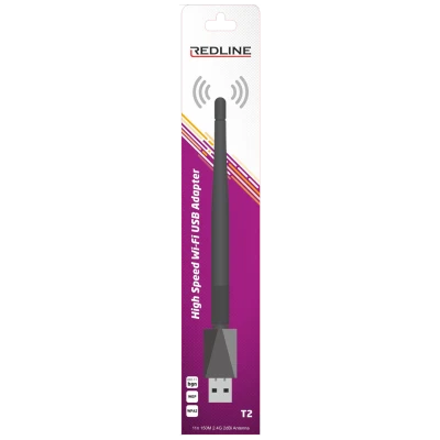 REDLINE Wi-Fi mrežna kartica, USB, 2.4 GHz, 2 dB, 150 Mbps, RT7601 - T2 WiFi antena
