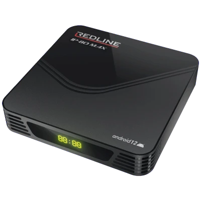 REDLINE Prijemnik IPTV@Android, 4K, 4 / 32 GB, USB, WiFi - IP-80 Max