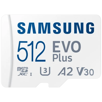 Samsung Micro SDXC kartica, 512GB, 130 MB/s, UHS-I Class 10, Evo - EVO Plus 512GB, 130 MB/s