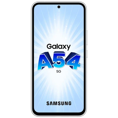 Samsung Smartphone 6.4", 5G, Octa Core 2.4GHz, RAM 8GB, 50Mpixel - Galaxy A54 5G 8GB/128GB White