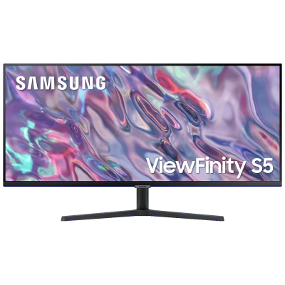 Samsung Monitor 34", UWQHD, Viewinfinity S5, HDMI, DisplayPort - LS34C500GAUXEN