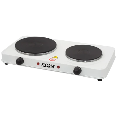 Floria Električno kuhalo, 2 ploče - 15/18 cm, 1500 W, bijela - ZLN2843 WH