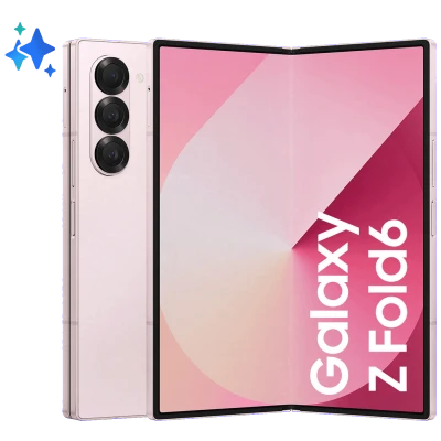 Samsung Smartphone 7.6/6.3", 5G, 8-Core 3.39GHz, RAM 12GB, 50Mpixel - Galaxy Z Fold 6 5G 12GB/256GB Pink
