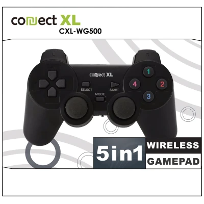 Connect XL Gamepad wireless, 5u1, PC i PS1/2/3,  2,4GHz, 10met - CXL-WG500