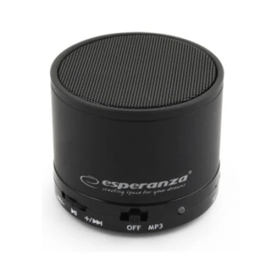 Zvučnik BLUETOOTH ESPERANZA FM RITMO, FM Radio, microSD, USB, black, EP115K