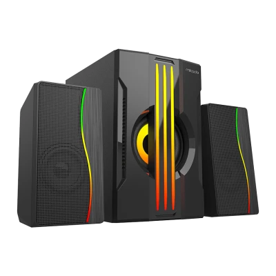 Zvučnici 2.1 gaming Mikado MD-254 2 1 25W (5W*2 15W) USB SD FM FM Bluetooth supported RGB sound system, 40116