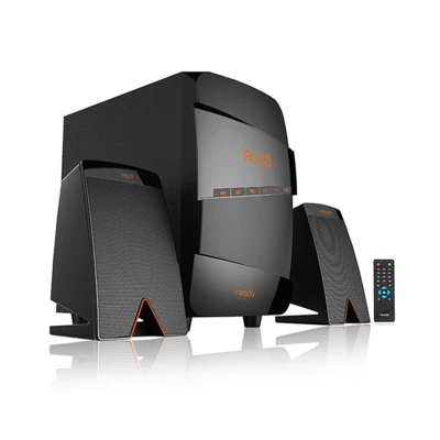 Zvučnici 2.1 gaming Mikado MD-671BT 2 + 1 40W RMS Black Usb + SD + Fm SupportedMultimedia Bluetooth Speaker, 22077